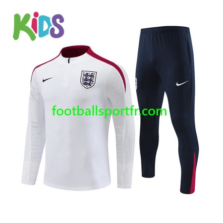 Angleterre Enfant Ensemble Sweat d'entrainement Blanc 2024